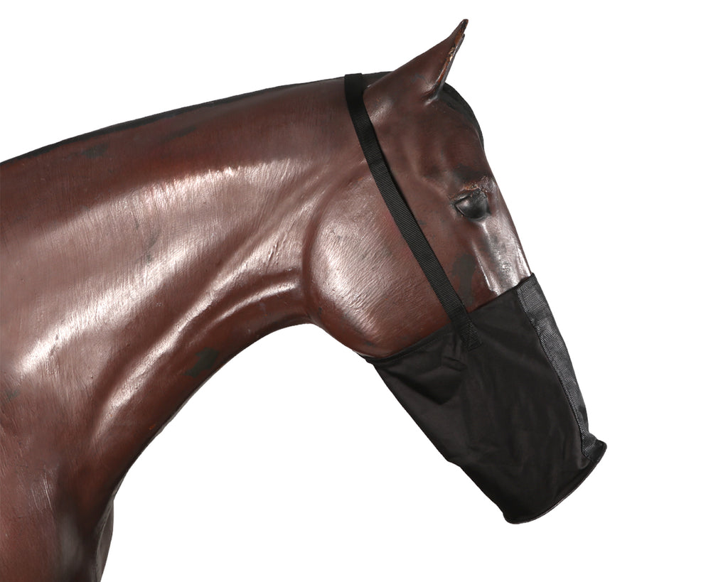 Nylon Horse Feeder Nose Bag in Black