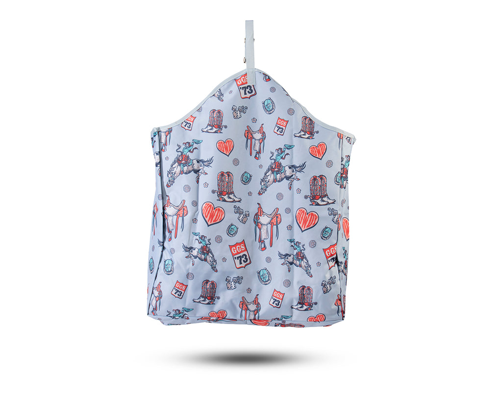 Bobby Slow Feeder Hay Bag- Punchy Western