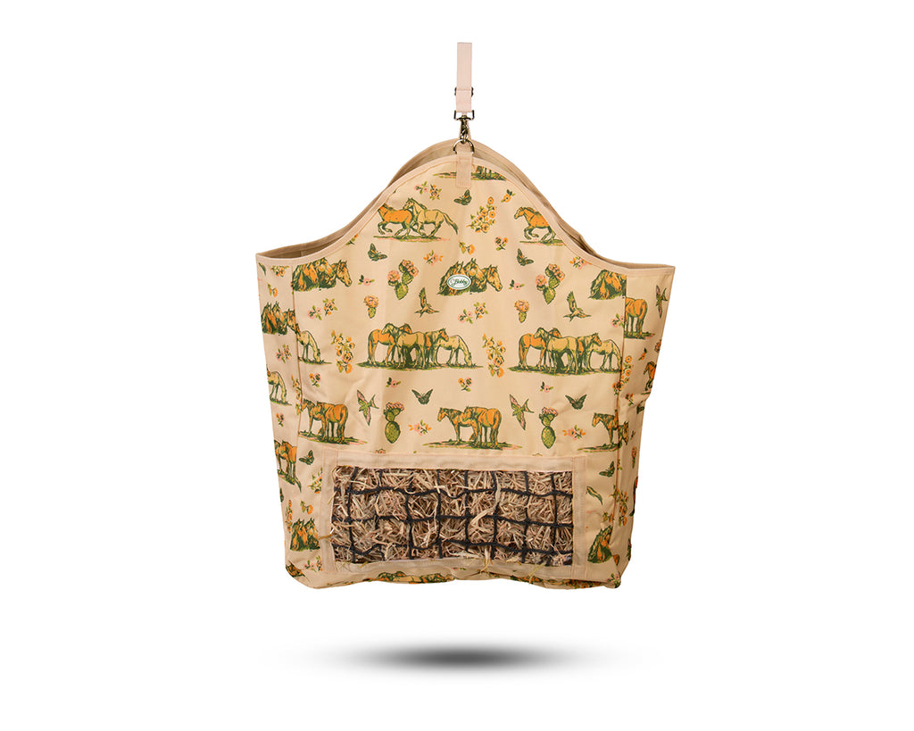 Bobby Slow Feeder Hay Bag- Wild Horses