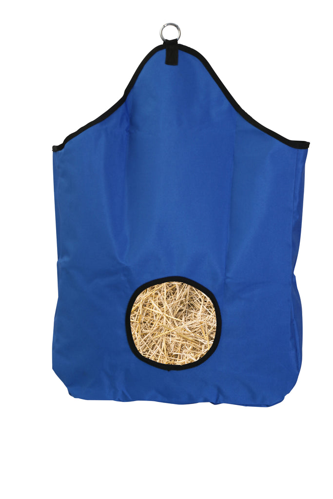 GG Hay Bag Feeder Blue for feeding hay to horses and ponies