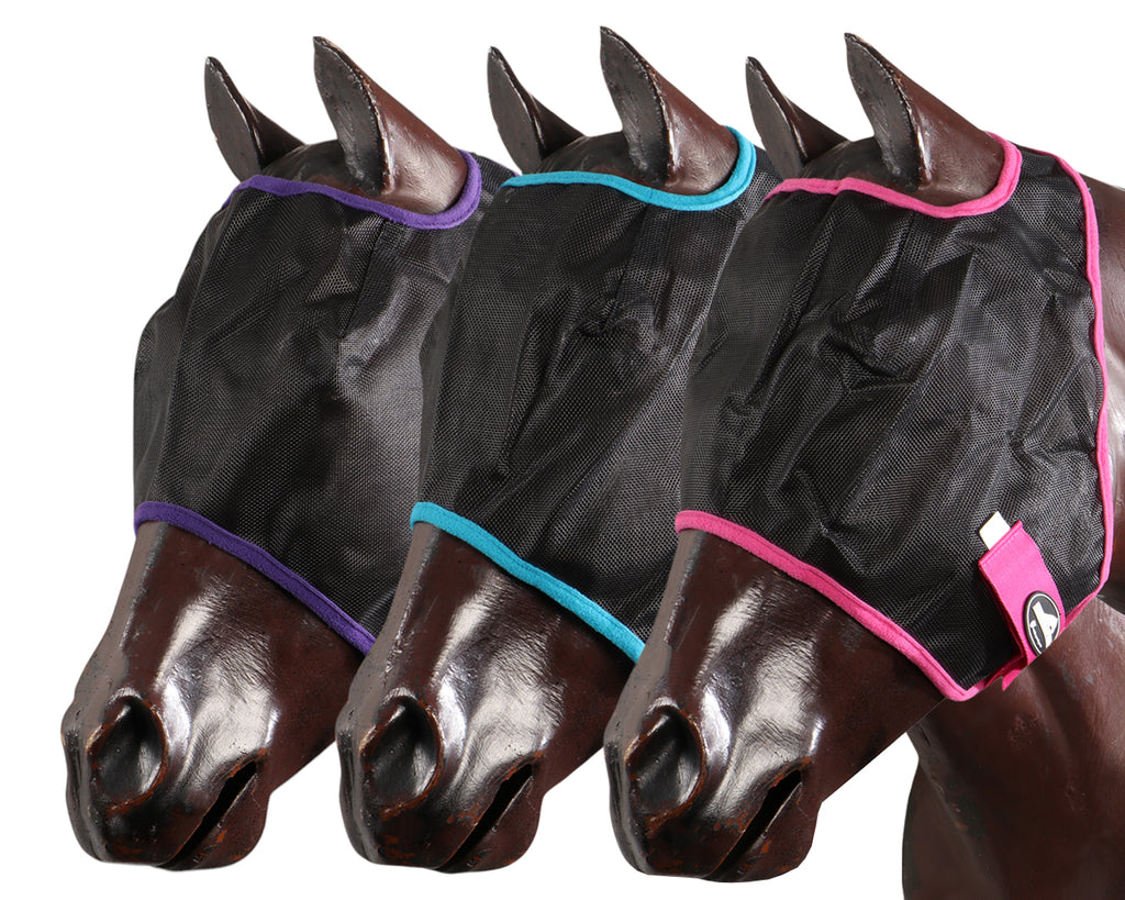 Showmaster Black Mesh Fly Mask