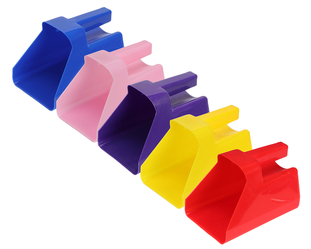 Super Feed Plastic Scoop available in Various Colours