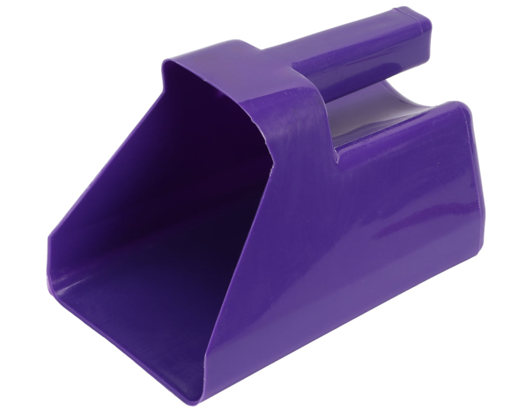 Super Feed Scoop in Purple Plastic - made from strong plastic to last the distance