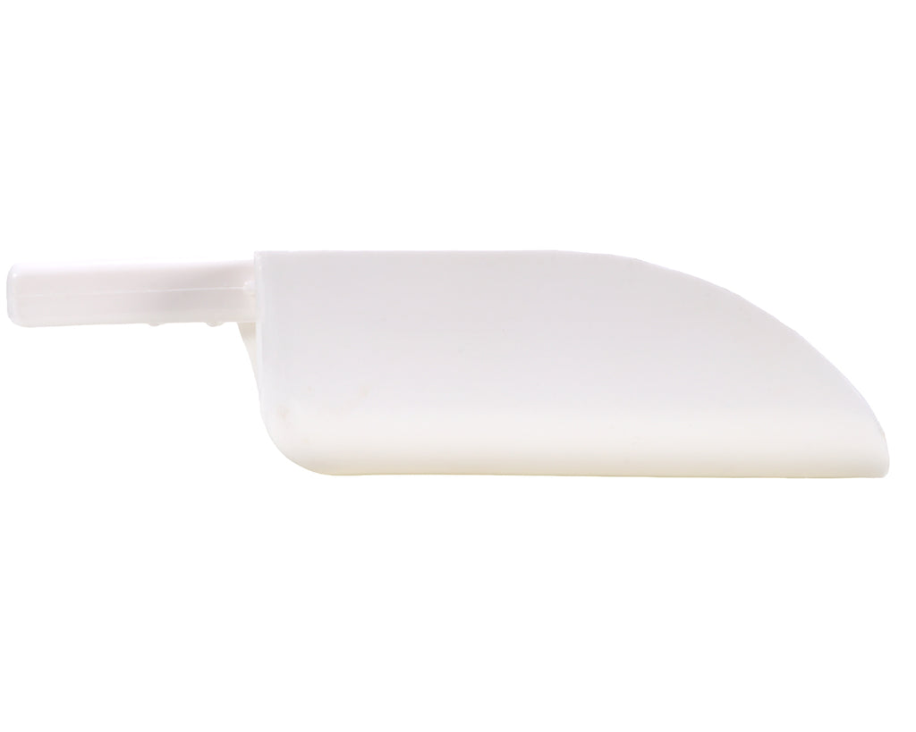 Large Plastic Feed Scoop in White - this is the perfect tool to help you feed your horse or pony
