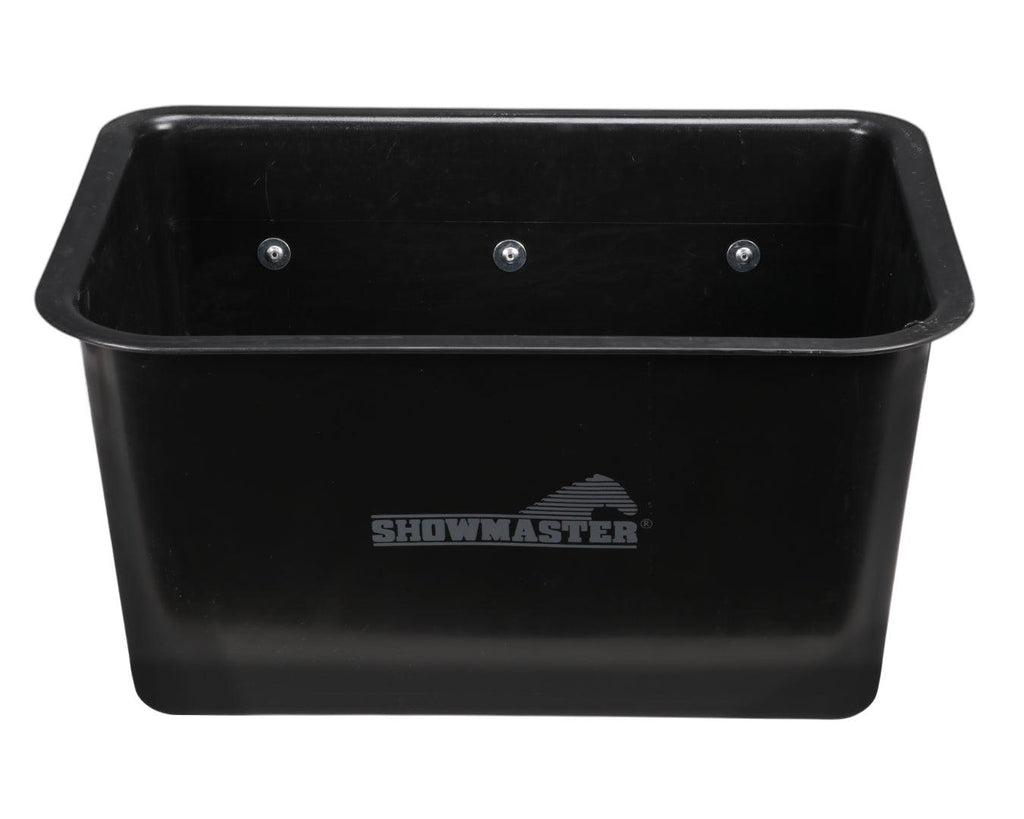 Showmaster Over-The-Fence Feeder - 35 Litres in Black