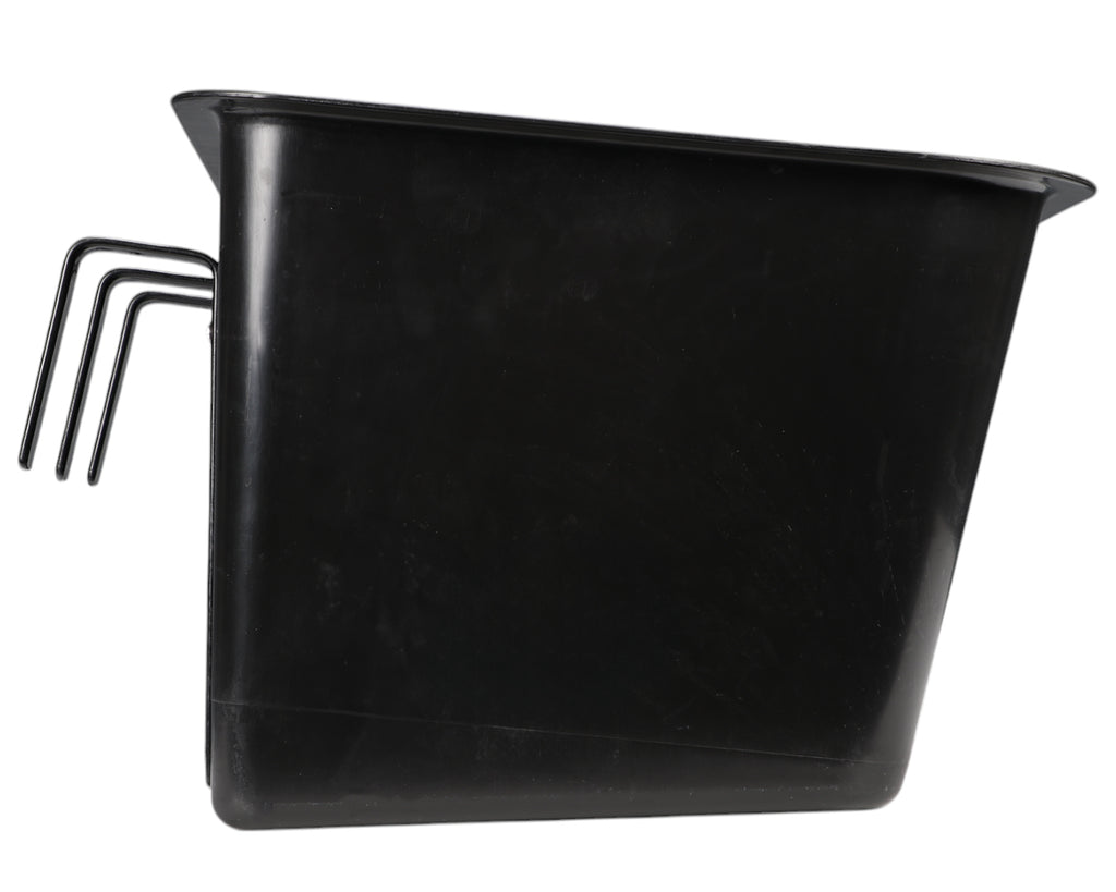 Showmaster Over-The-Fence Feeder - 35 Litres in Black