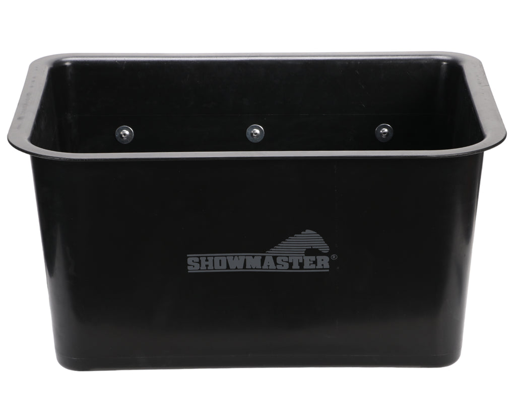 Showmaster Over-The-Fence Feeder - 35 Litres in Black