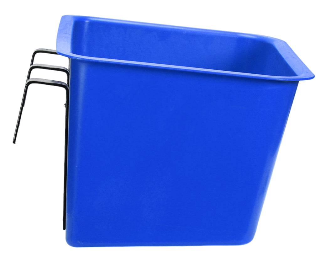 Showmaster Over-The-Fence Feeder - 35 Litres in Blue
