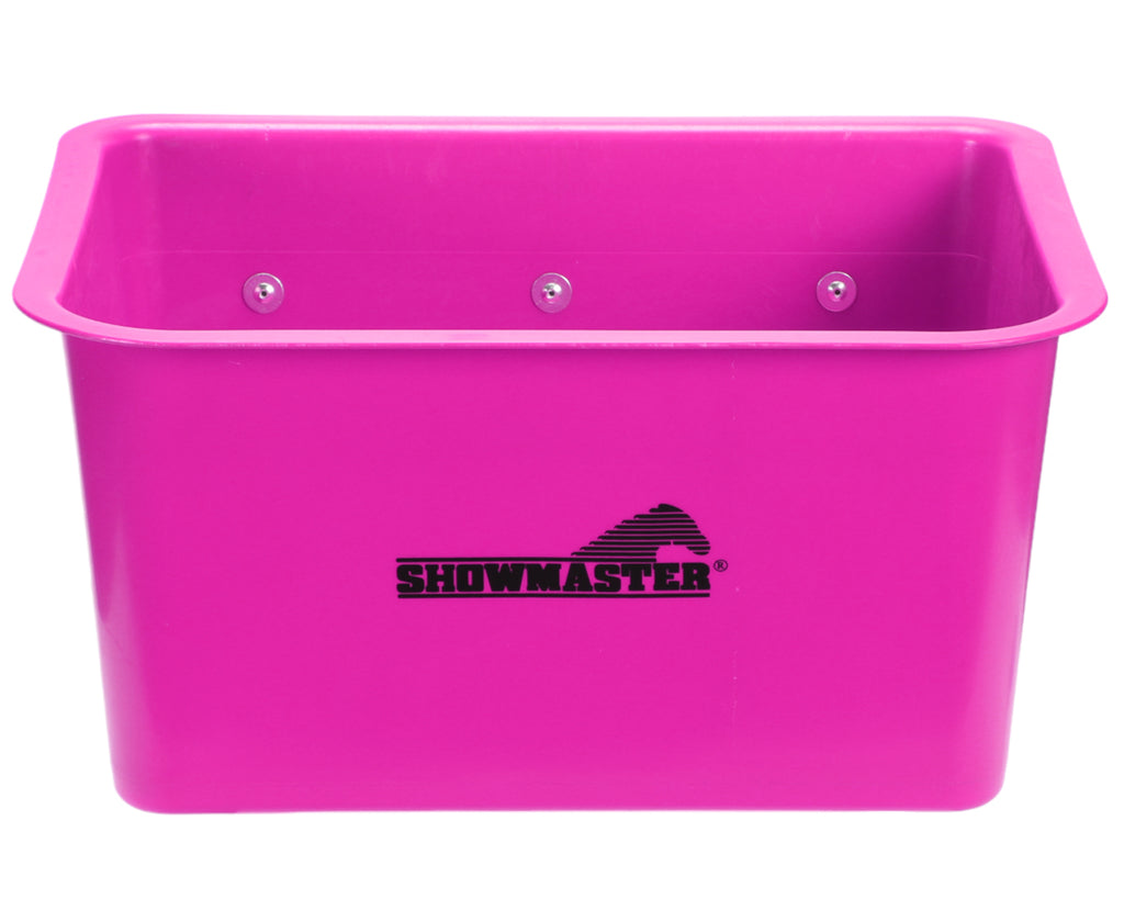 Showmaster Over-The-Fence Feeder - 35 Litres in Pink