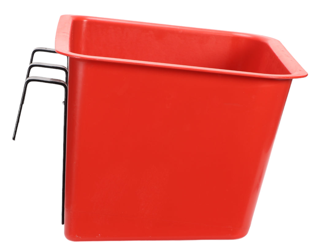Showmaster Over-The-Fence Feeder - 35 Litres in Red