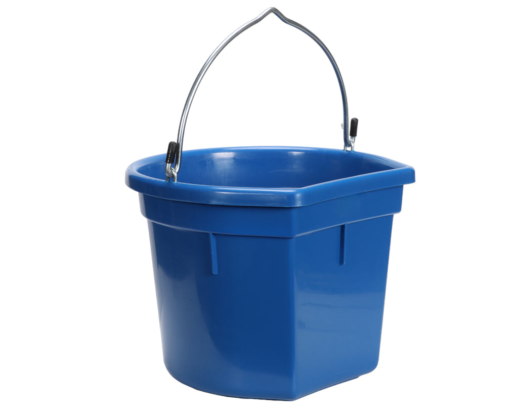 Showmaster Flat Back Bucket - Heavy Duty with Blue Colouring