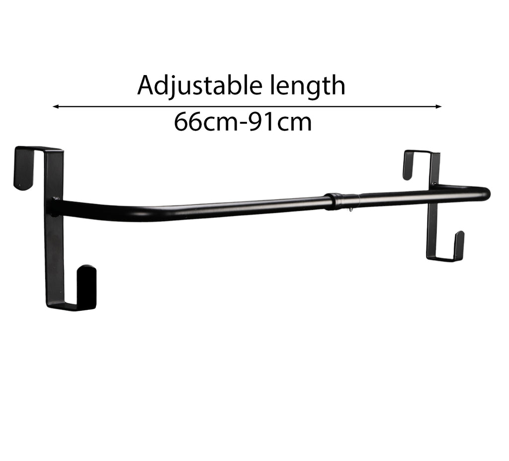 Adjustable & Portable Saddle Blanket Bar, image showing product dimensions
