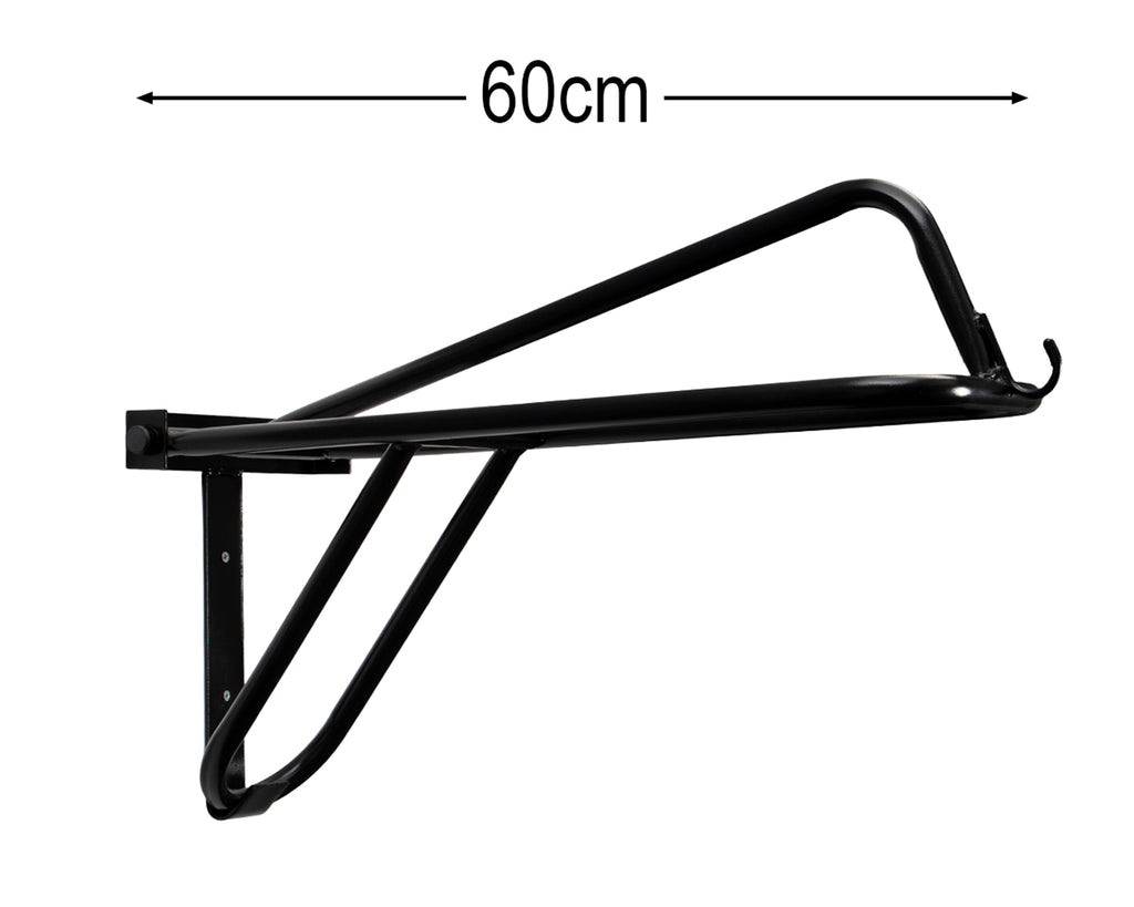 Easy-Up Fold Down Wall Mounted Saddle Rack