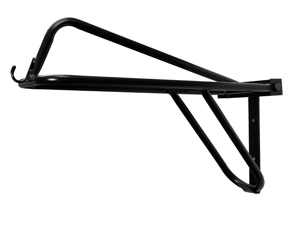 Easy-Up Fold Down Wall Mounted Saddle Rack