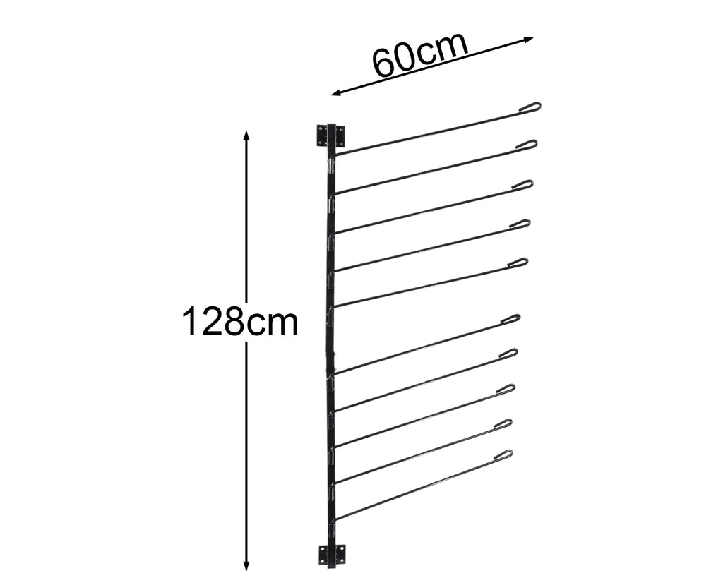 Easy-Up Ten Arm Vertical Saddle Pad Rack