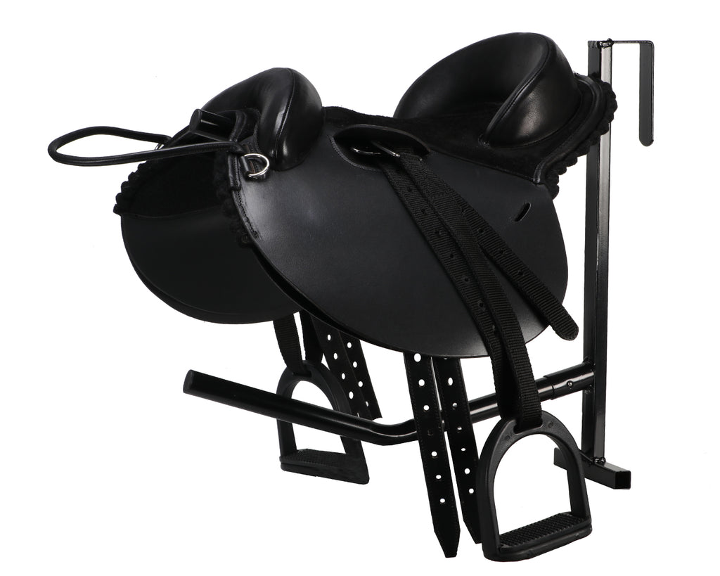 Portable Collapsible Saddle and Bridle Rack Double