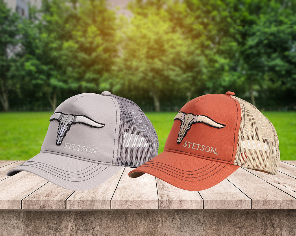 Stetson Buffalo Horns Trucker Cap