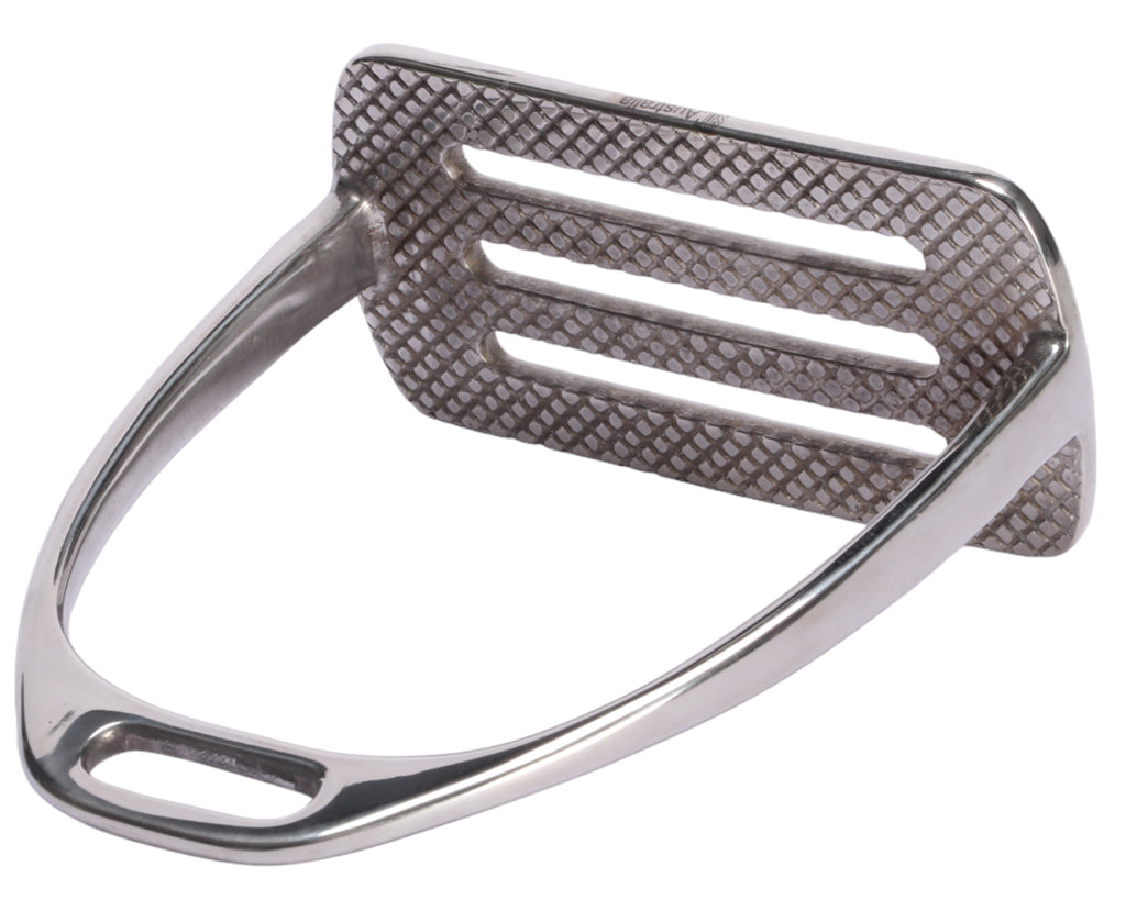Stainless Steel Four Bar Stirrups with tread depth 6.5cm for riding your horse or pony
