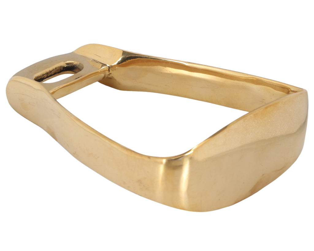 Brady Stockman Stirrups - Brass Stock Stirrups for Working Your Horse or Pony
