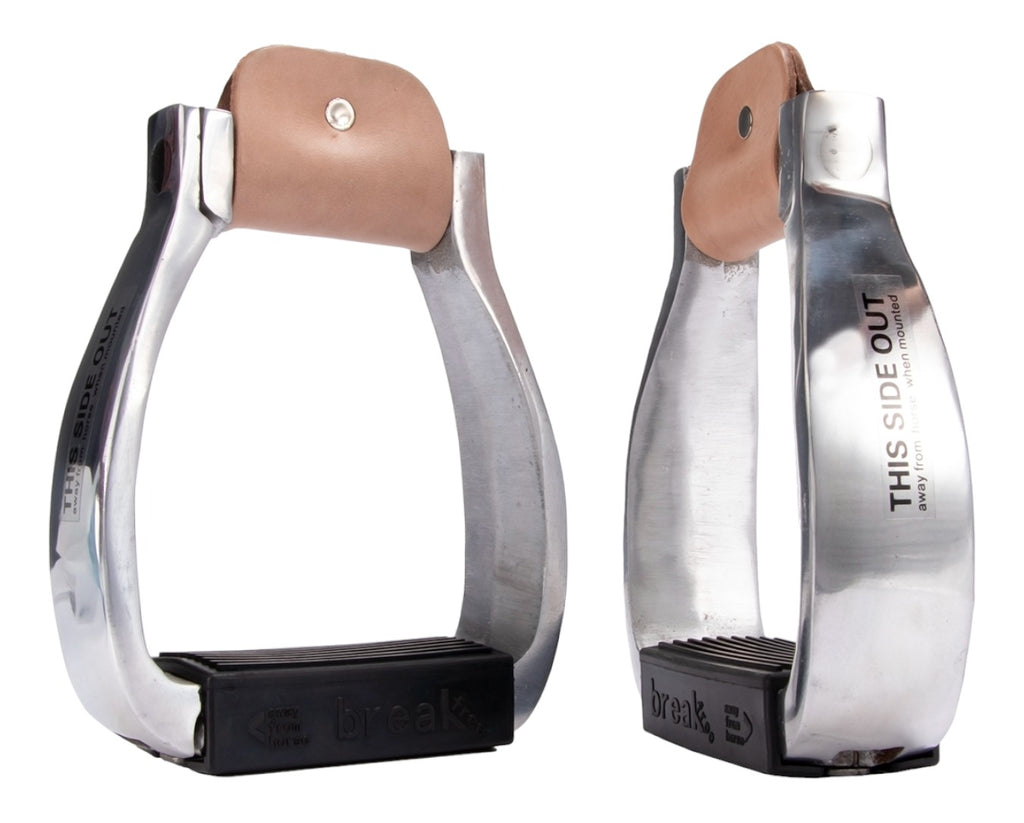 Fort Worth Breakfree Safety Oxbow Stirrups for Riding your Horse or Pony