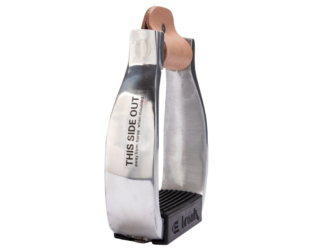 Fort Worth Breakfree Safety Oxbow Stirrups with Durable Aluminum Oxbow 