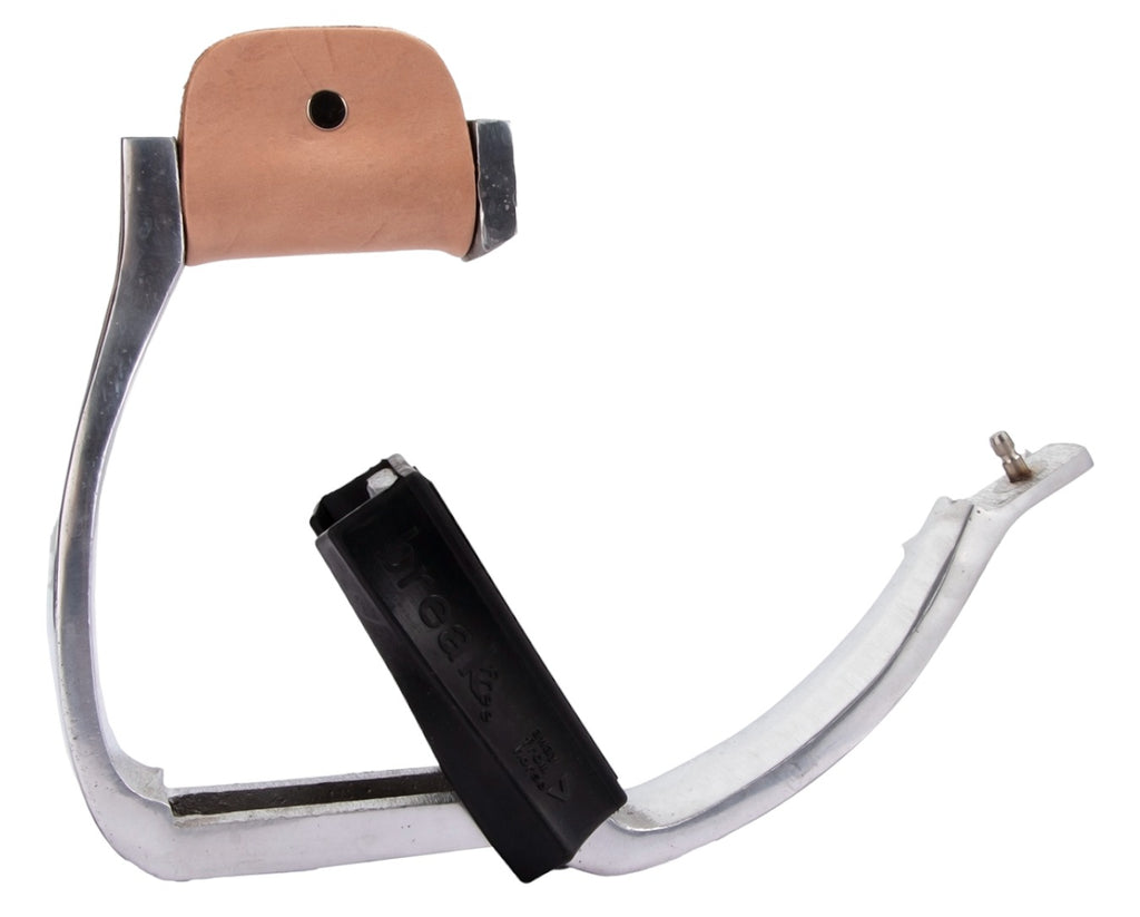 Fort Worth Breakfree Safety Oxbow Stirrups showing Break-Free System for Rider Safety