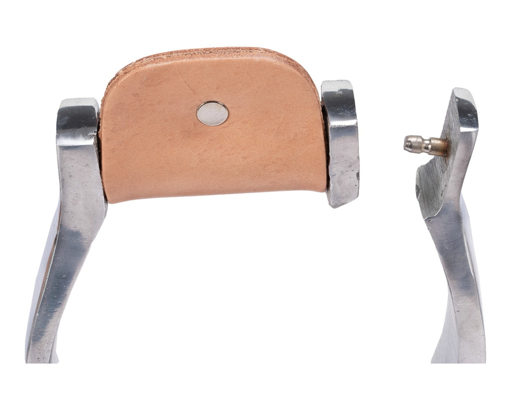 Fort Worth Breakfree Safety Oxbow Stirrups showing Quick Release Hatch