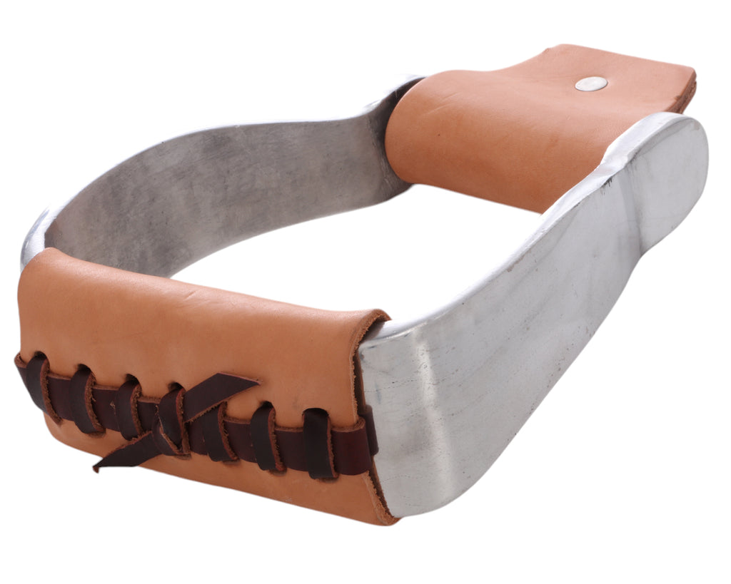 Aluminium Shaped Oxbows - w/Leather Treads