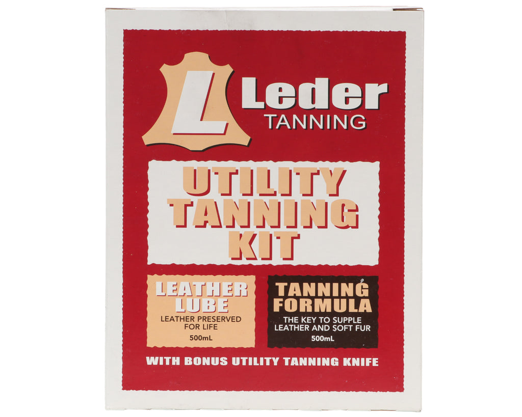 Leder Tanning Kit - Utility perfect for the upkeep and maintenance of leather