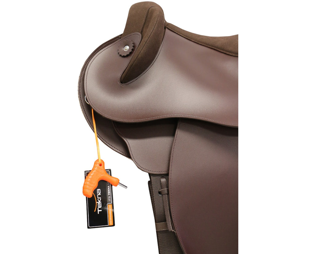 Tekna Swinging Fender Saddle w/Adjustable Gullet for Riding your Horse or Pony