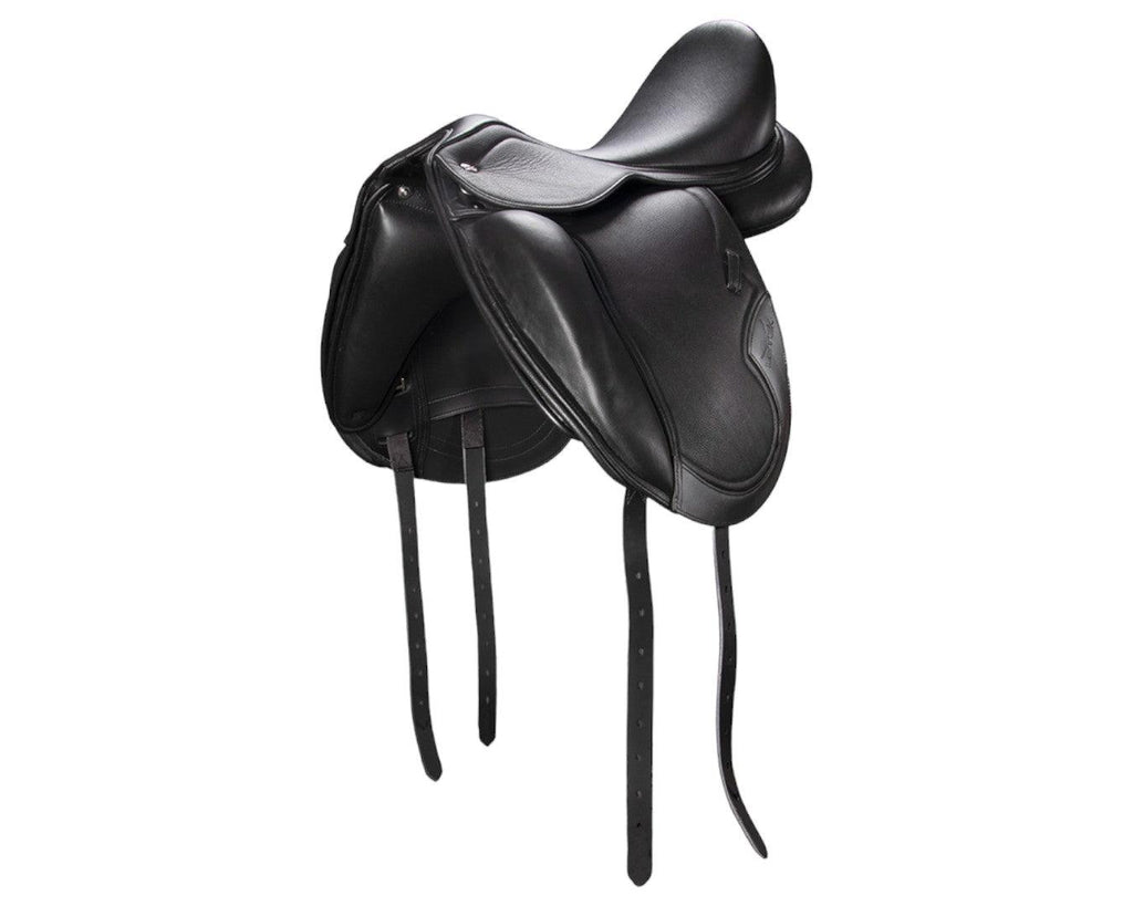 LeTek Monoflap Dressage Saddle in Black