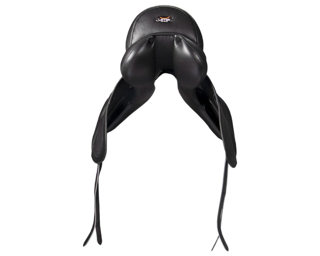 LeTek Monoflap Dressage Saddle in Black