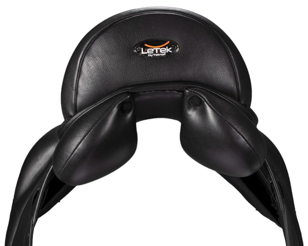 LeTek Monoflap Dressage Saddle in Black