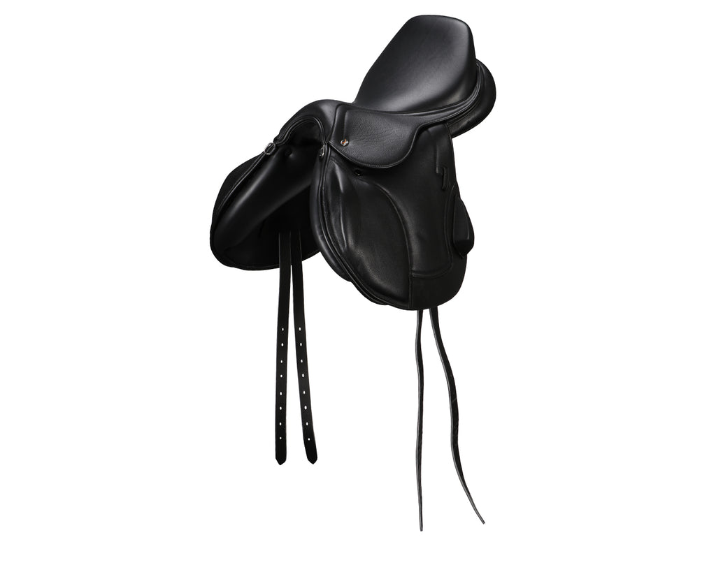 LeTek Monoflap Eventing Saddle in Black