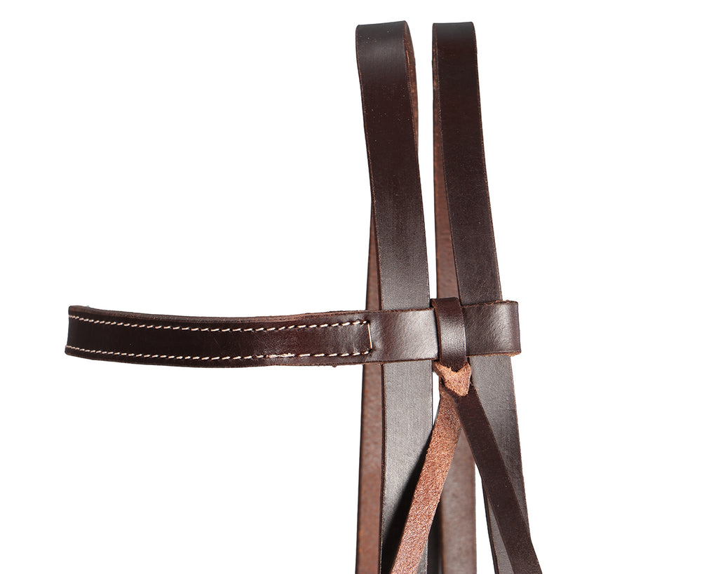 Texas-Tack Oiled Pull-Up Work Headstall Tan