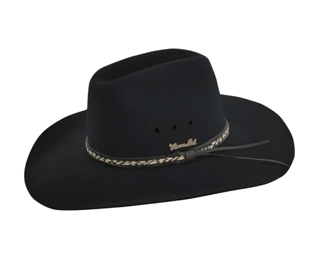 Thomas Cook Brumby Pure Fur Felt Hat - Black