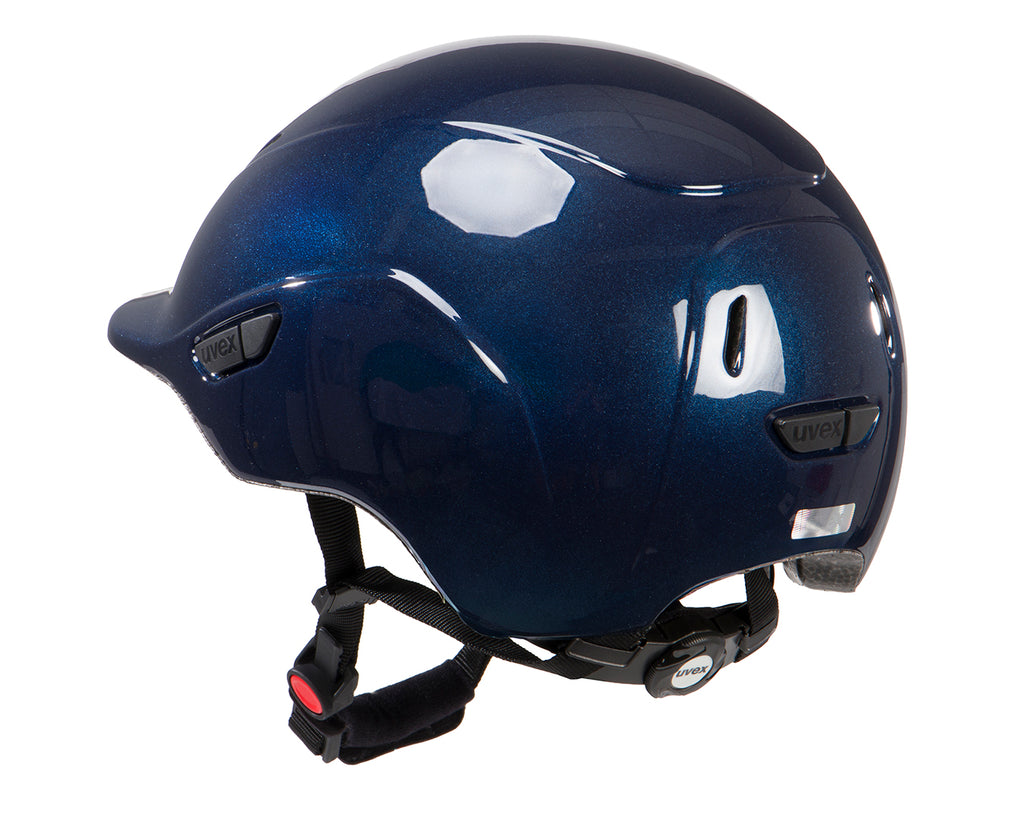 Uvex Kidoxx Riding Helmet - Shiny Navy