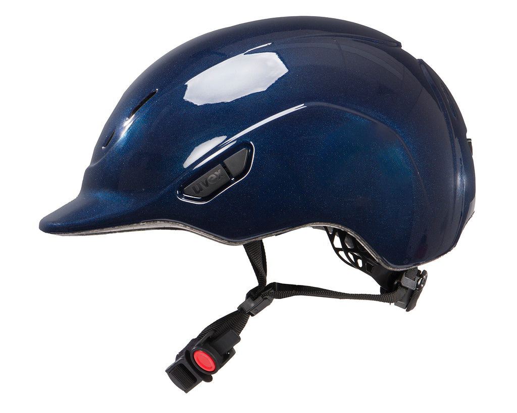 Uvex Kidoxx Riding Helmet - Shiny Navy