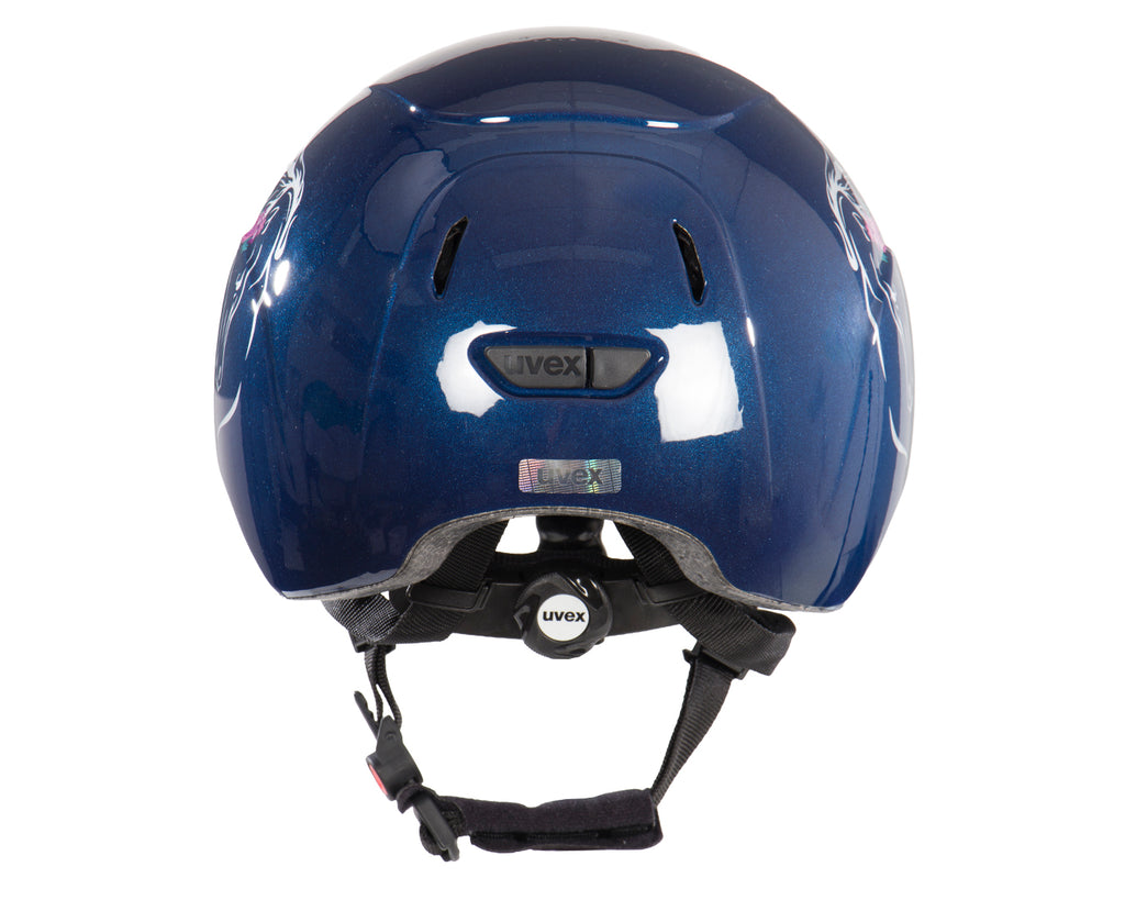 Uvex Kidoxx Riding Helmet - Shiny Navy