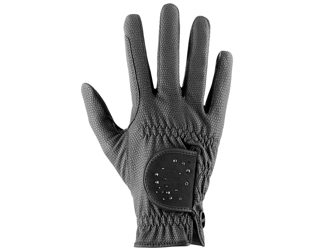 The soft-touch material used in the contact areas of the glove provides for the rider's hand to receive the necessary support and at the same time, remain supple and sensitive.