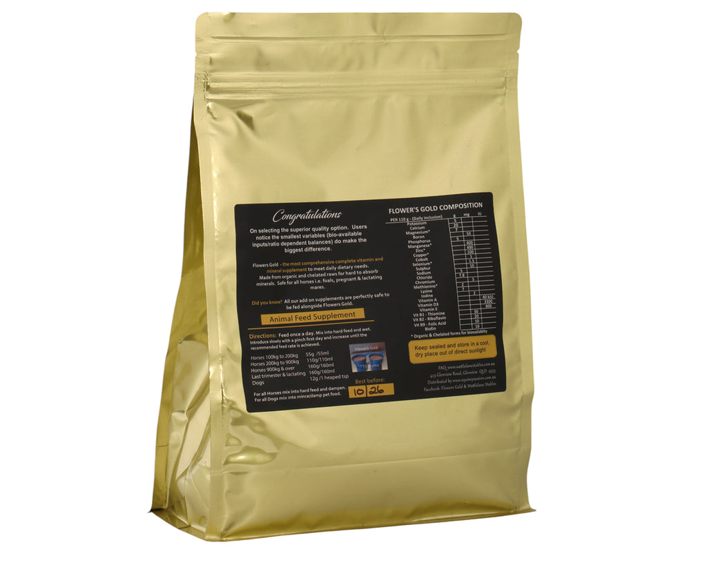 Wattlelane Flowers Gold Supplement