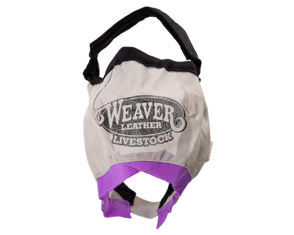 Weaver Cattle Fly Mask Purple/Grey