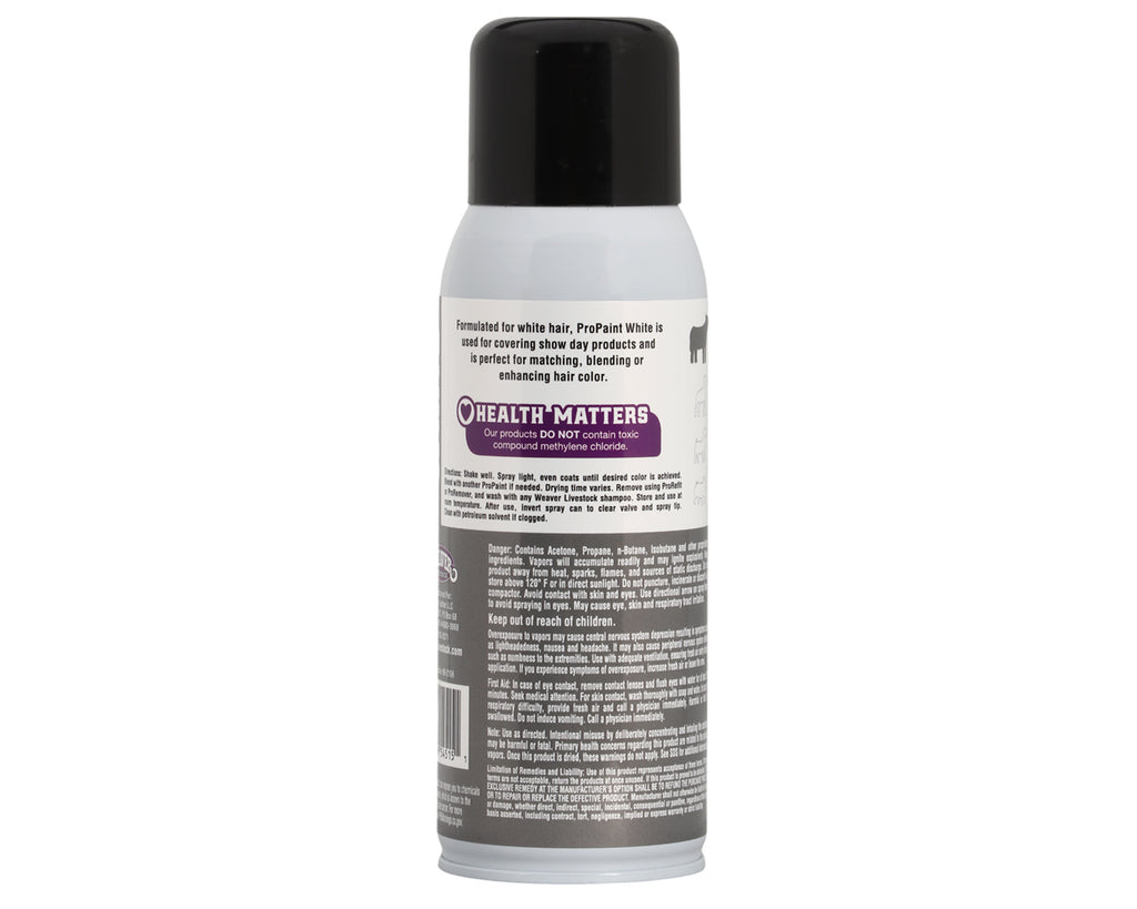 Weaver Livestock ProPaint White For Show Cattle