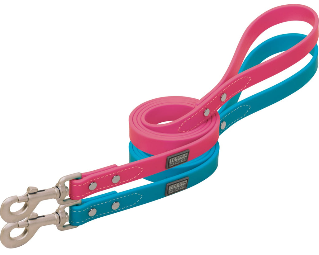 X-treme Adventure Dog Leash - Rugged brahama Webb construction with anti-fungal coated webbing. Available in 4' or 6' length. Suitable for all-terrain use.