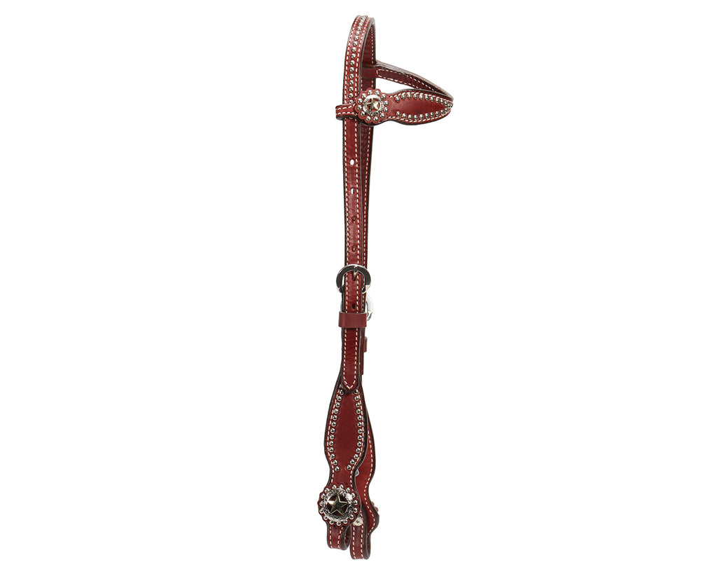 Weaver Texas Star Collection Sliding Ear Headstall