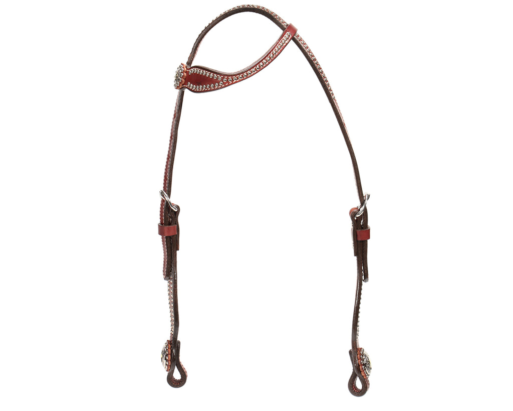 Weaver Texas Star Collection Sliding Ear Headstall