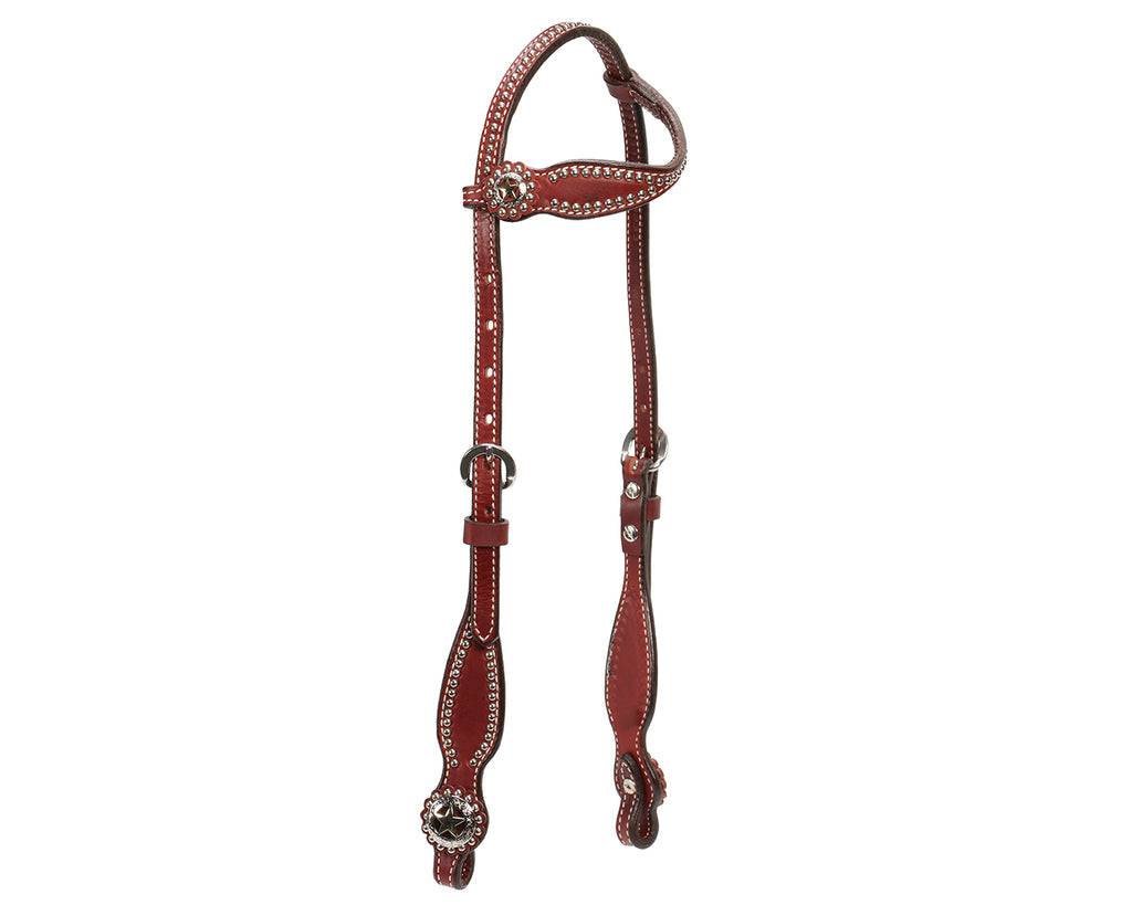 Weaver Texas Star Collection Sliding Ear Headstall