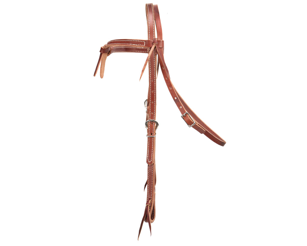Weaver Deluxe Latigo Knotted Headstall