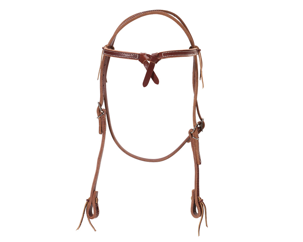 Weaver Deluxe Latigo Knotted Headstall