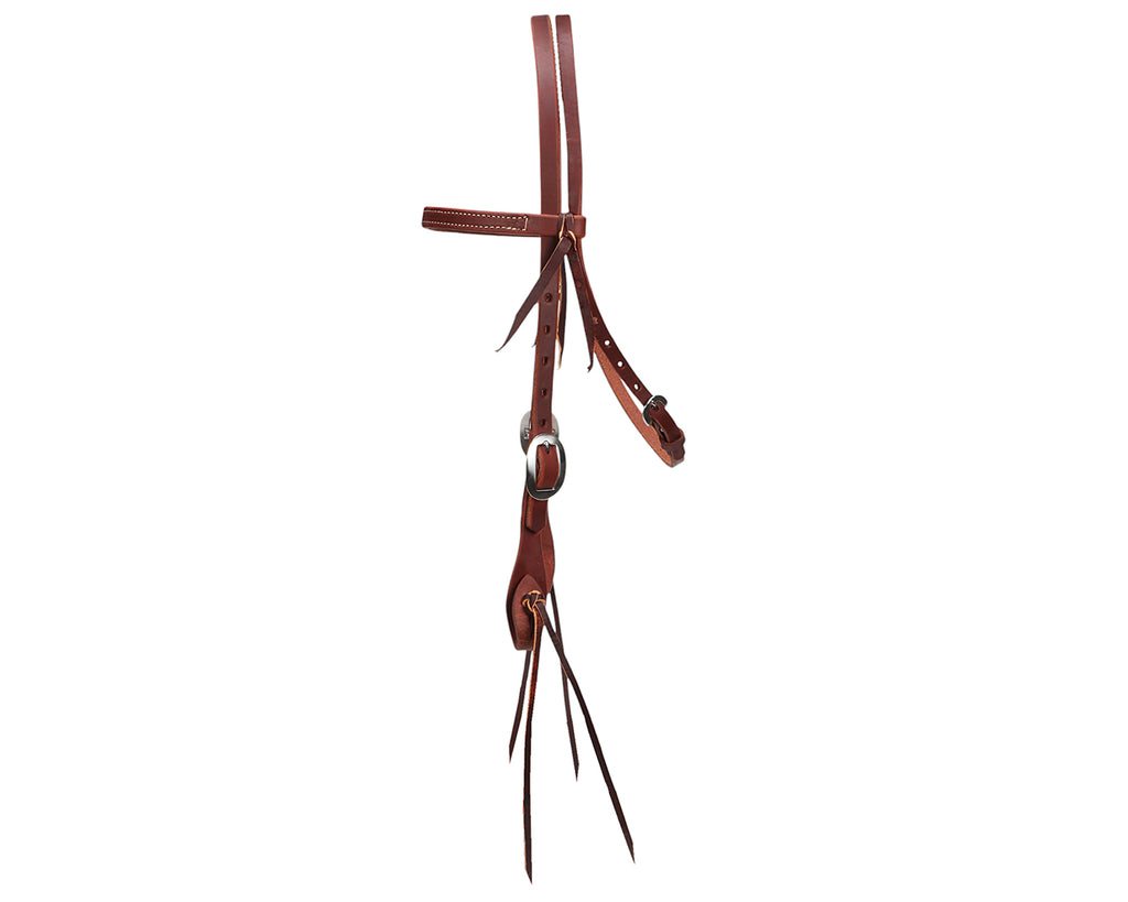 Weaver Pineapple Knot Browband Headstall - Canyon Rose